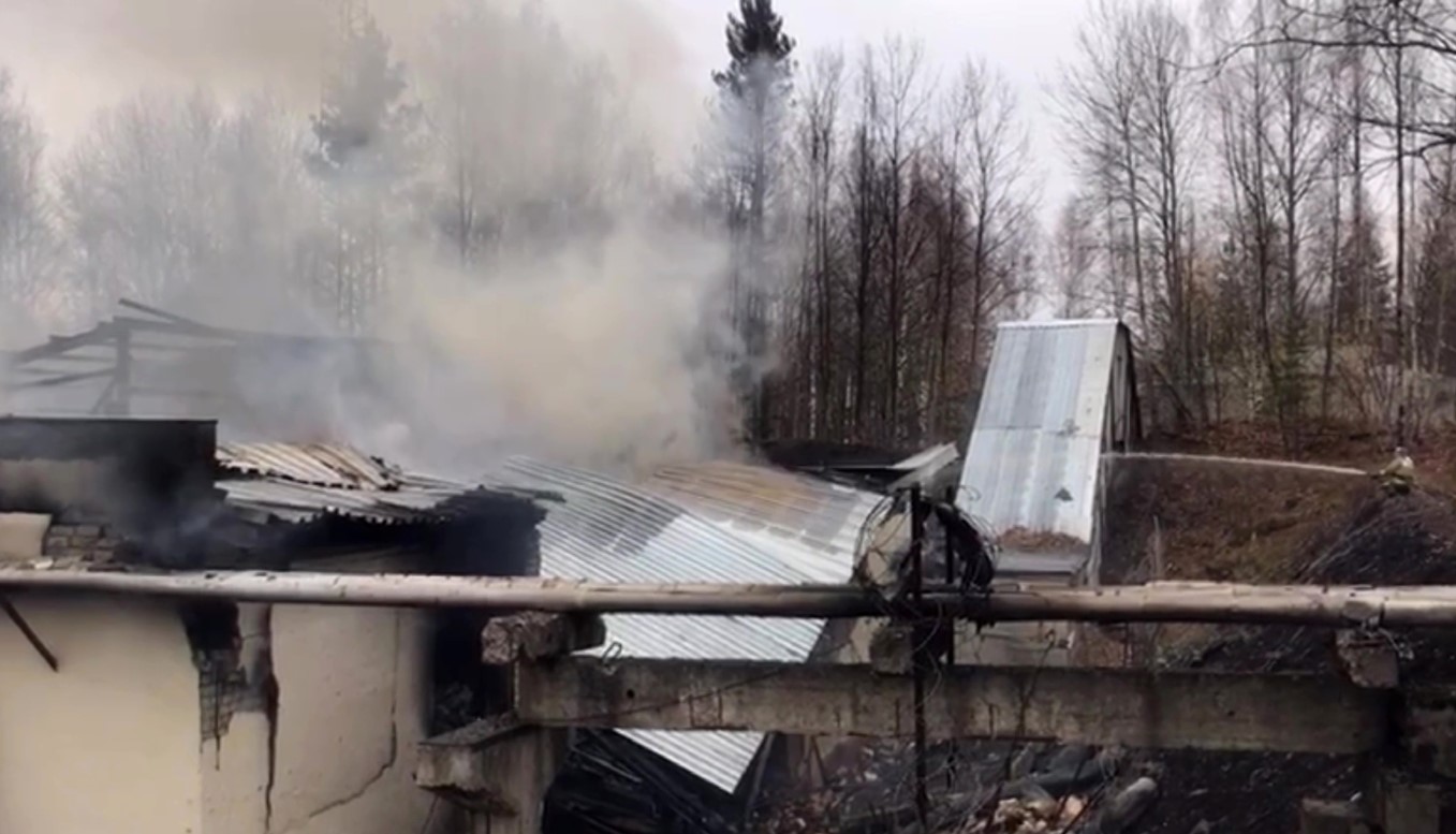 Пожар на заводе Рязанская обл Шиловский район