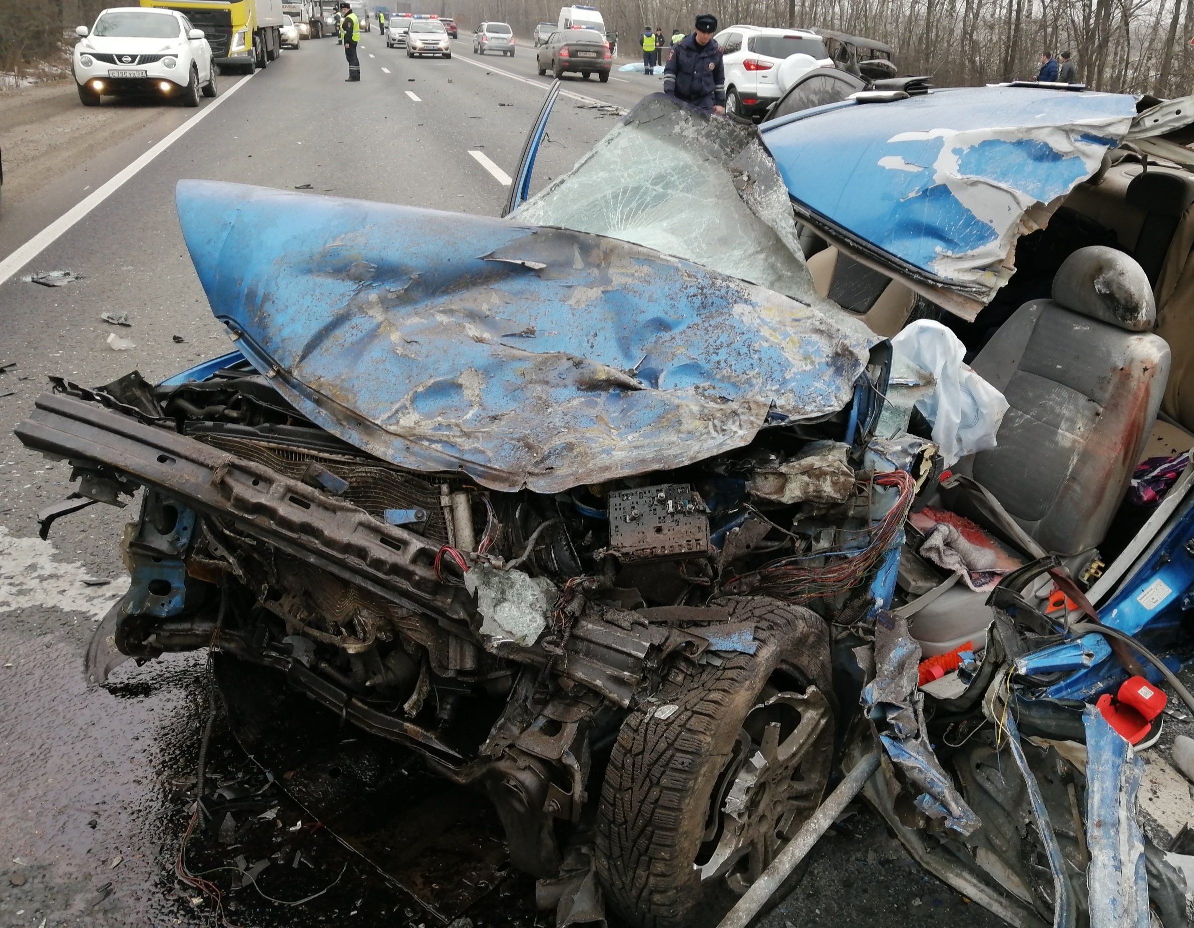 Автоаварии. Авария в Пензе на трассе м 5.