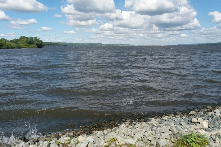 Сурское водохранилище в Пензе