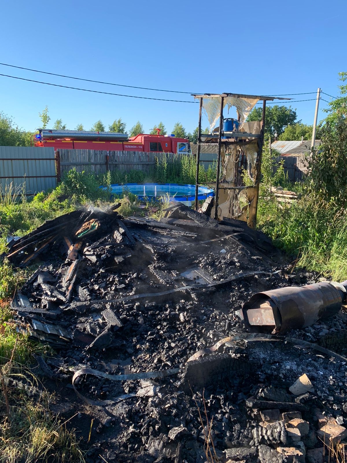 В Пензенском районе пожарные тушили загоревшуюся баню-бочку | 06.07.2022 |  Пенза - БезФормата