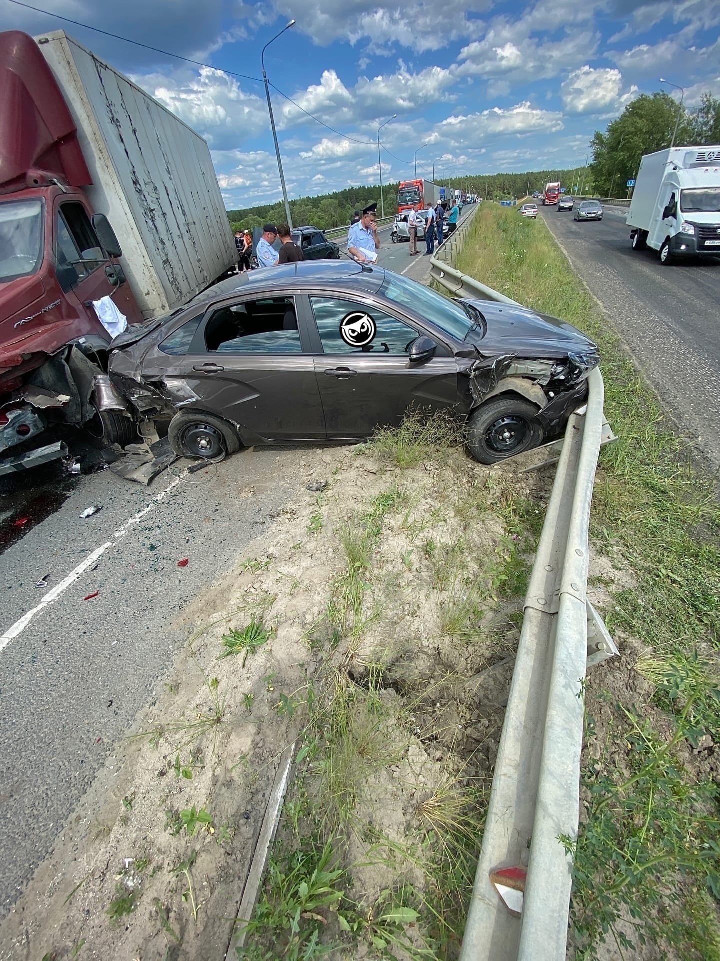 На трассе М5 «Урал» в Пензенской области произошло массовое ДТП с пятью  машинами | 15.06.2022 | Пенза - БезФормата