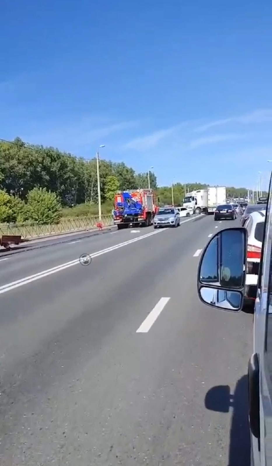 Пензенцы застряли в пробке на трассе М5 из-за жесткого ДТП | 15.08.2022 |  Пенза - БезФормата