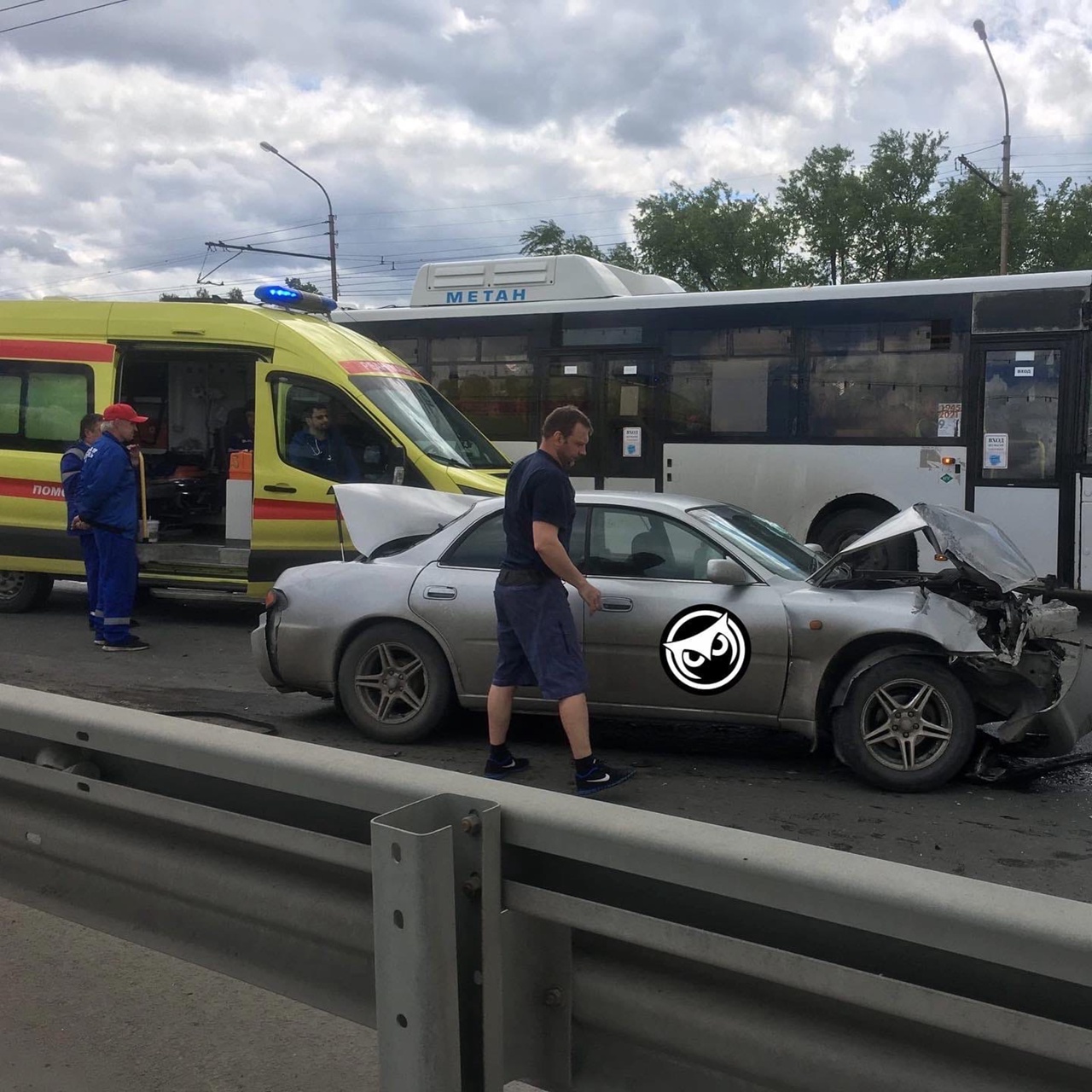 В Пензе три девушки пострадали в тройном ДТП на путепроводе | 20.05.2022 |  Пенза - БезФормата