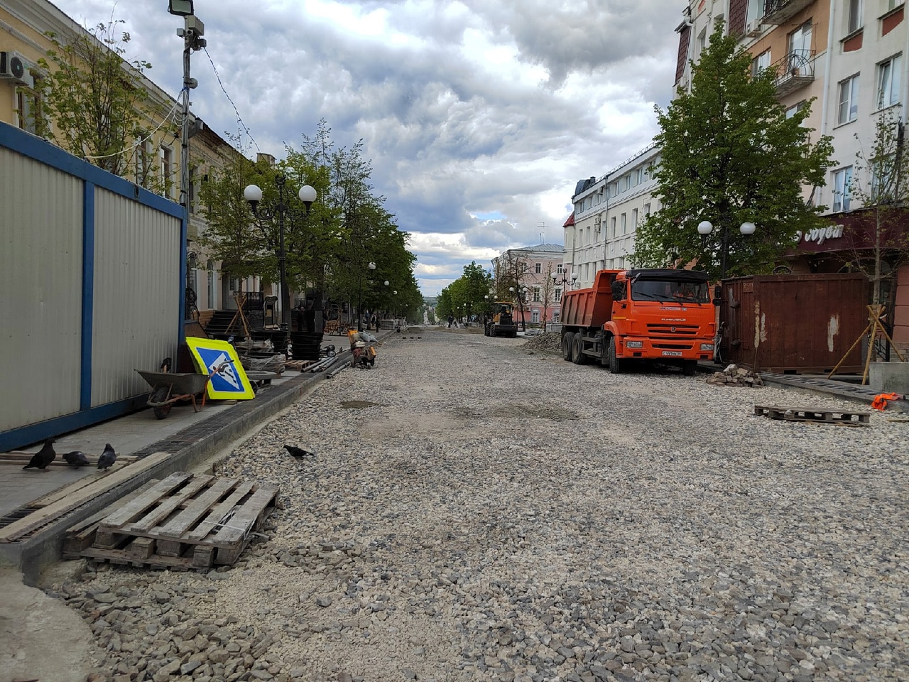 В Пензе работы по мощению улицы Московской вышли на финишную прямую |  25.05.2022 | Пенза - БезФормата