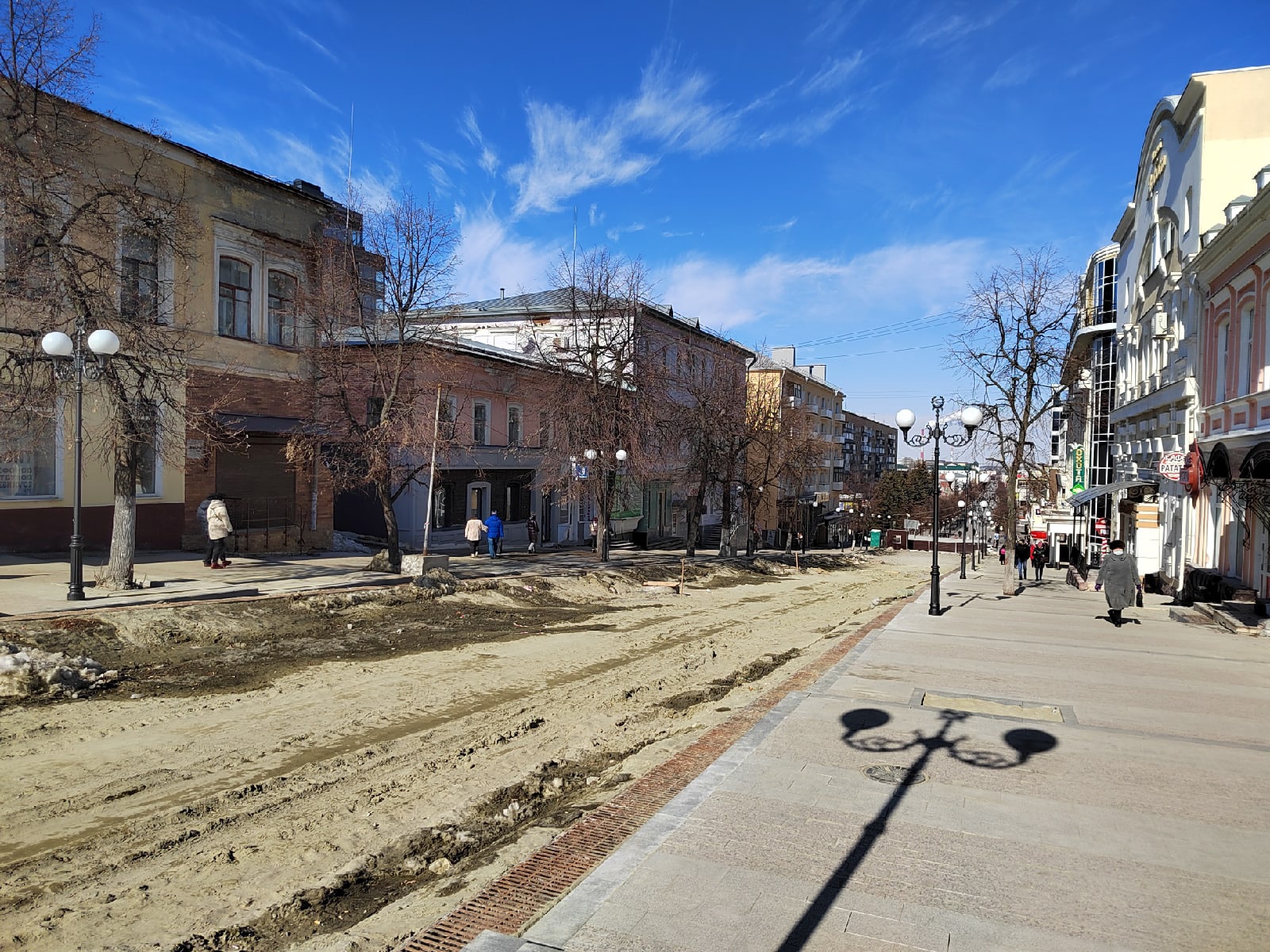 Пенза проездом. Кострома пешеходная зона. Пенза улица Московская 2021.