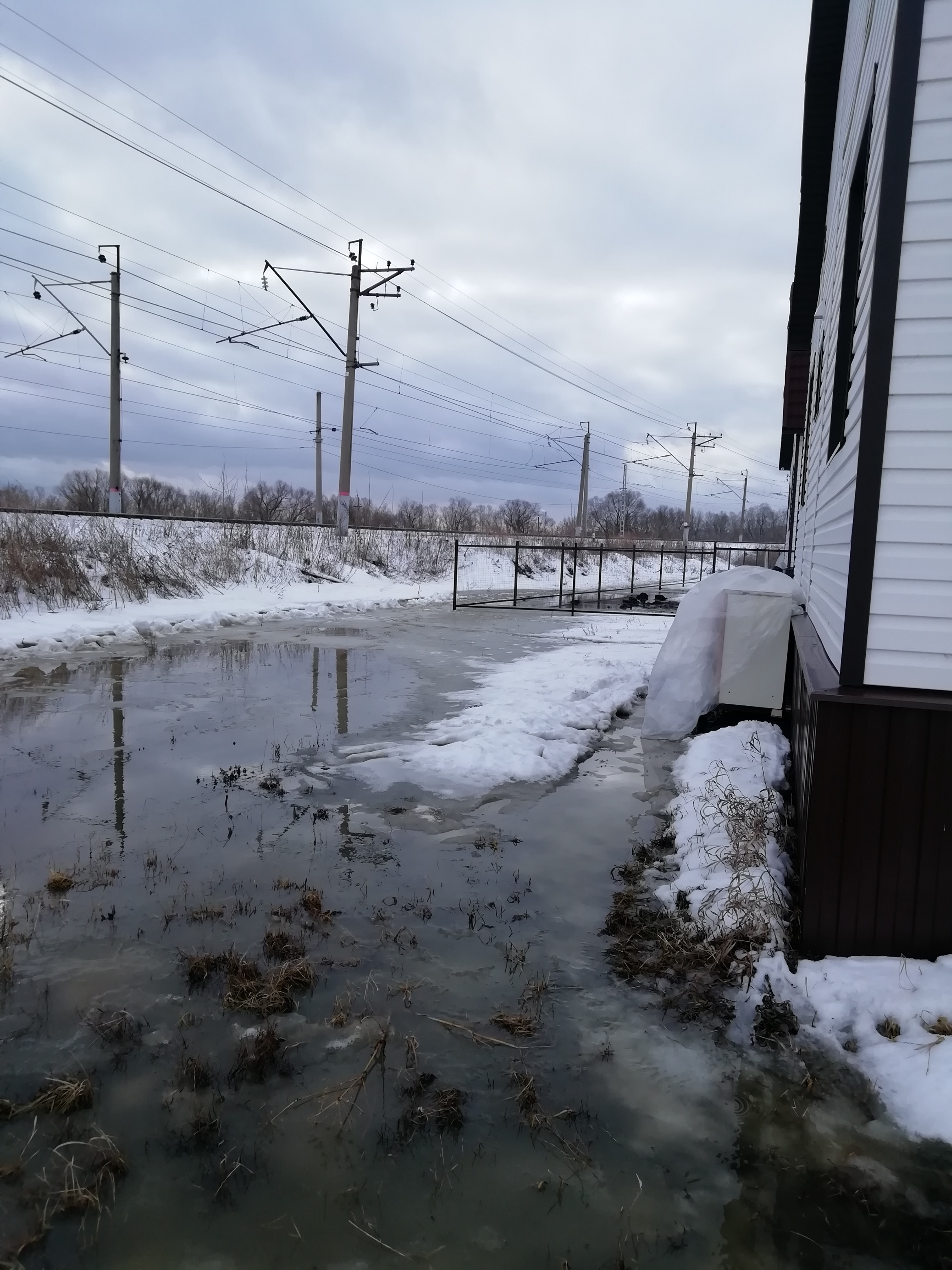 В Бессоновке частные дома затопило весенними водами | 27.02.2023 | Пенза -  БезФормата