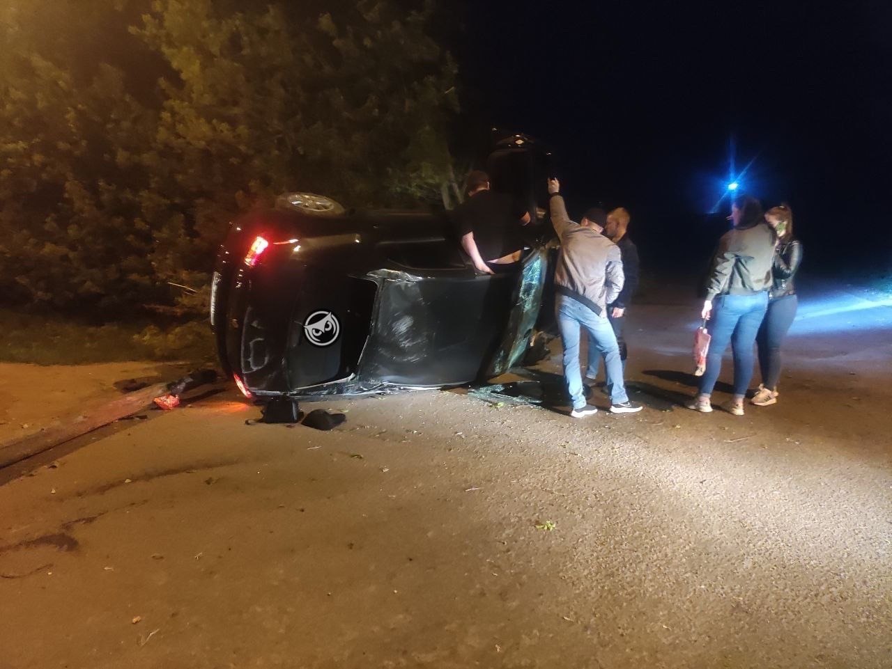 В Пензенской области под Грабово перевернулся автомобиль - Столица58