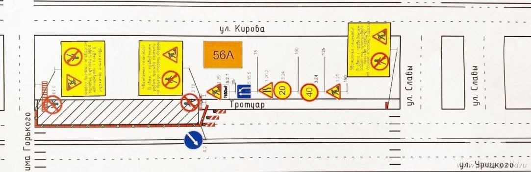 Схема движения в пензе на 9 мая