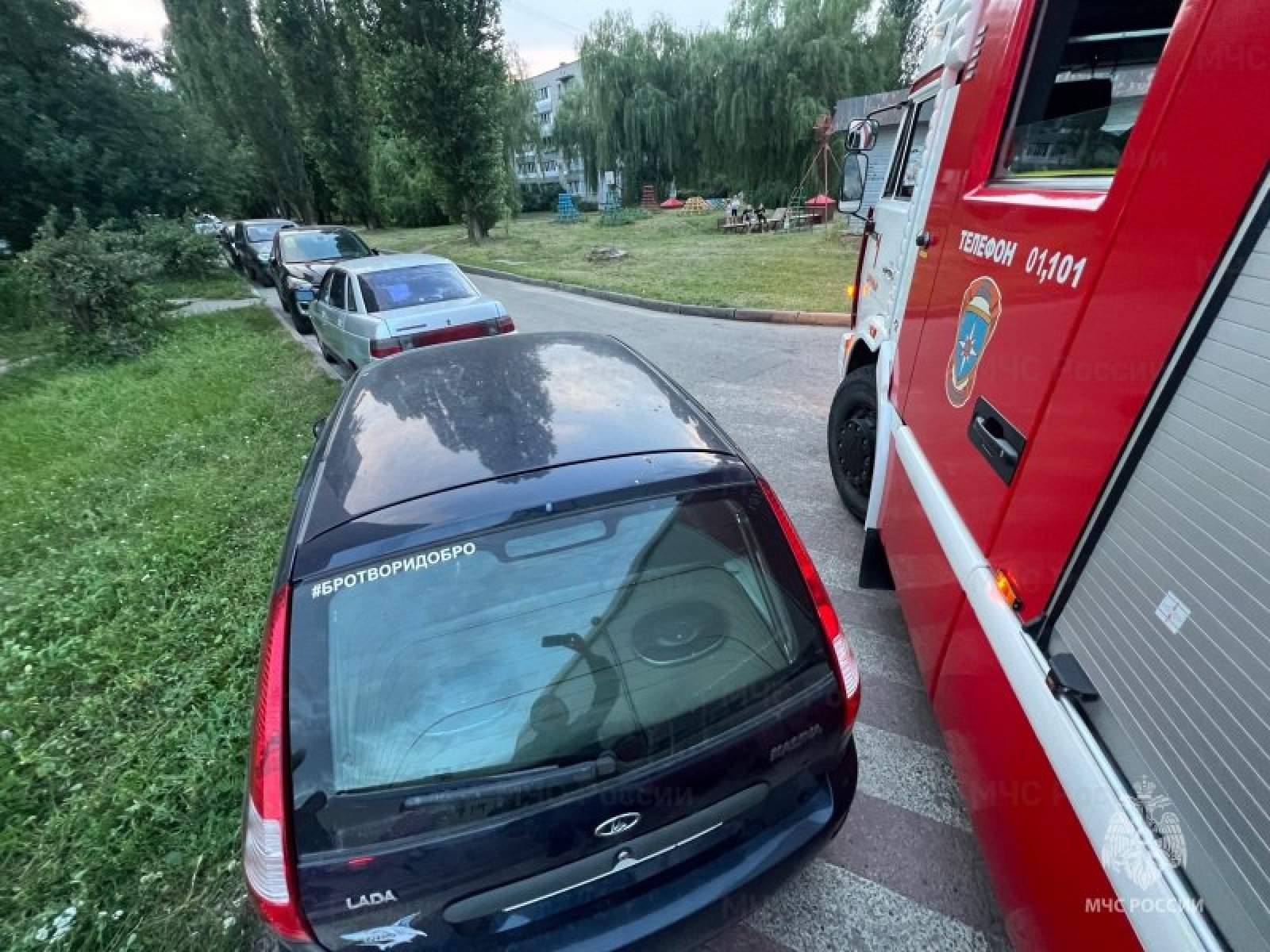 В Заречном накажут водителя, перегородившего проезд пожарной машине -  Столица58