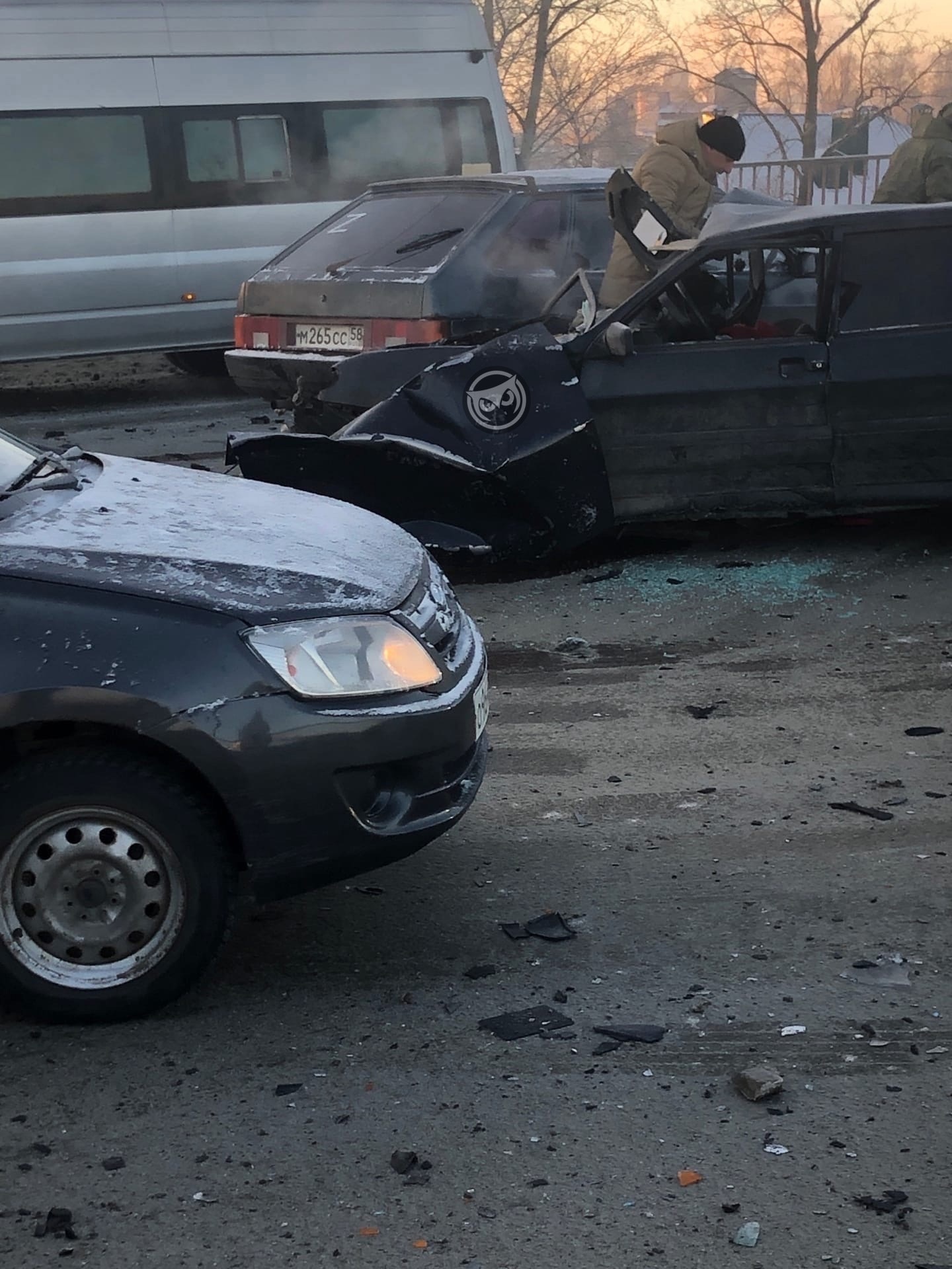 В массовой аварии на Сурском мосту пострадали восемь человек | 10.01.2023 |  Пенза - БезФормата