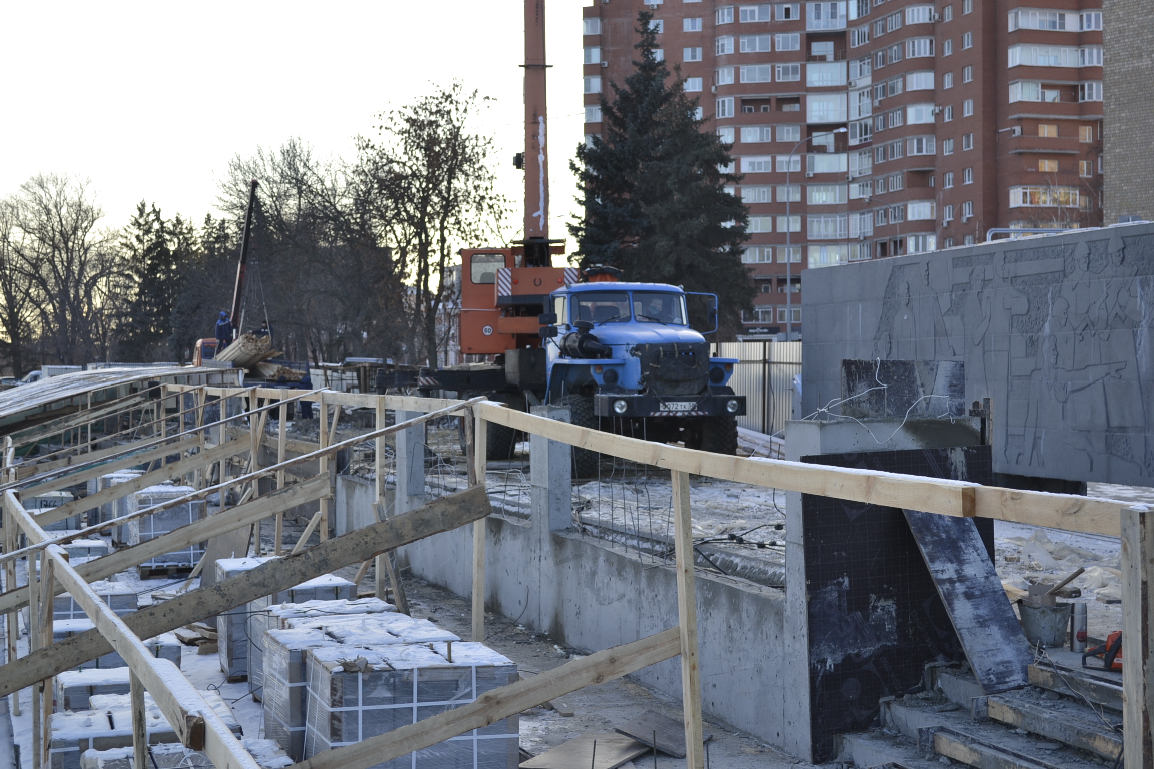 Успеют? До окончания срока сдачи пензенской набережной  осталось 2 дня