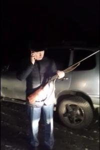 Москвин лично задержал браконьера