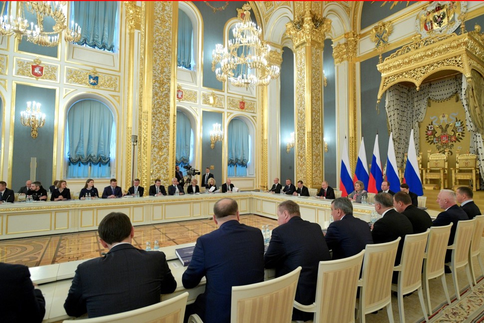 Иван Белозерцев принял участие в Госсовете РФ в Кремле