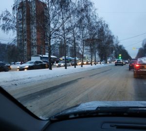 Утренний ужас: пензенские водители жалуются месиво из снега и льда под колесами