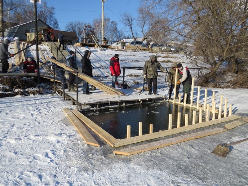 Стали известны места купания в Пензе на Крещение
