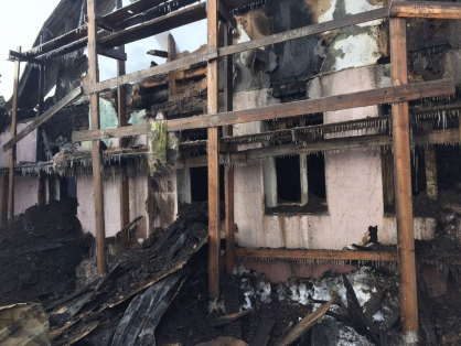 Жуткий пожар в Бессоновке унес жизни двух человек