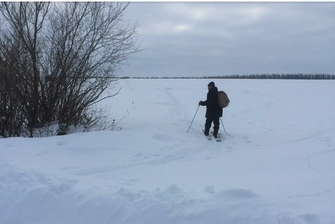 Жители умирающей пензенской деревни вынуждены ходить за хлебом на снегоступах