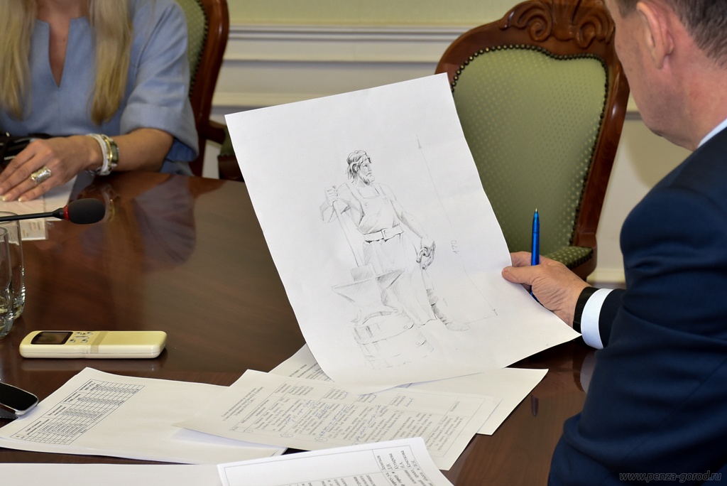 В Пензе может появиться новый арт-объект "Кузнец"