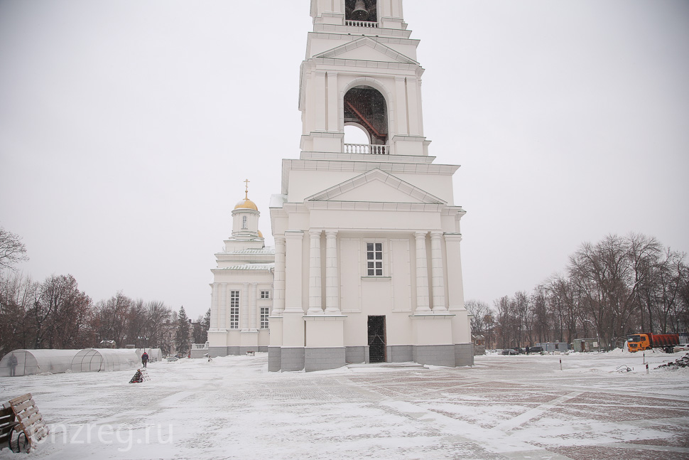 Строительные леса на Спасском Соборе уберут к Пасхе