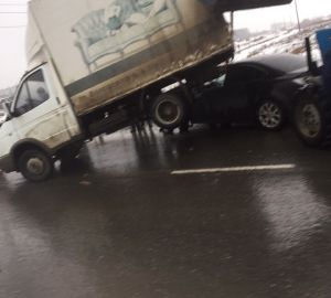 В ДТП с акробатическими этюдами на мосту в Пензе никто не пострадал