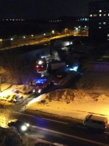 Пожар в автосервисе на Лядова: сгорел скутер и легковушка