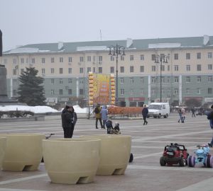 Масленица в Пензе на площади Ленина прошла без аншлага