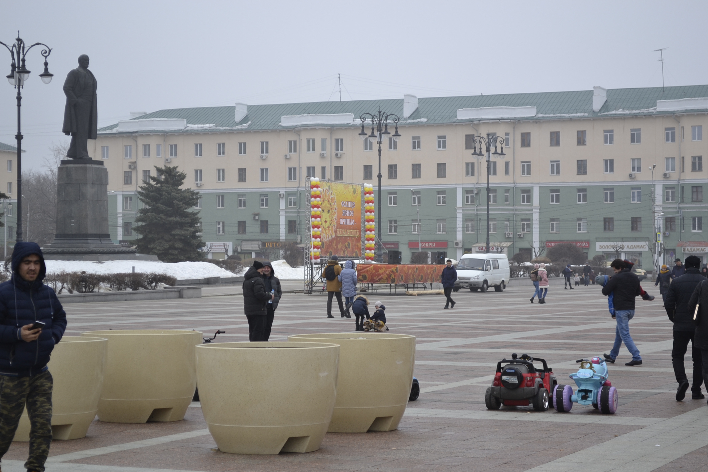 Масленица в Пензе на площади Ленина прошла без аншлага