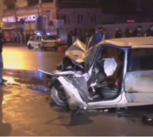 Появилось видео с места смертельной аварии в Пензе на улице Кирова