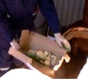 В Пензе сожгли санкционный сыр, изъятый в одном из магазинов