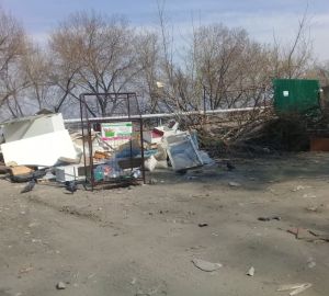 Помойка на улице Мира разрастается, как раковая опухоль