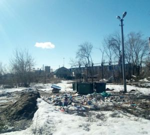 Жители Пензы вновь жалуются на беспорядок на контейнерных площадках