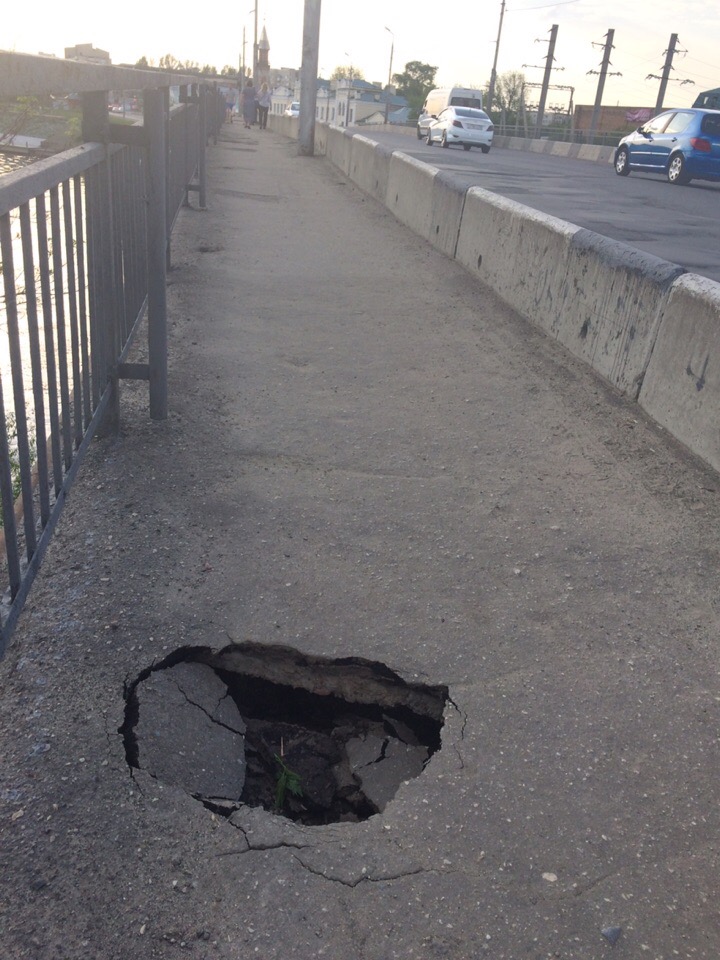 В Пензе разрушается Бакунинский мост