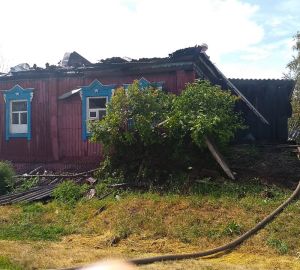 Пожилая женщина сгорела заживо в собственном доме