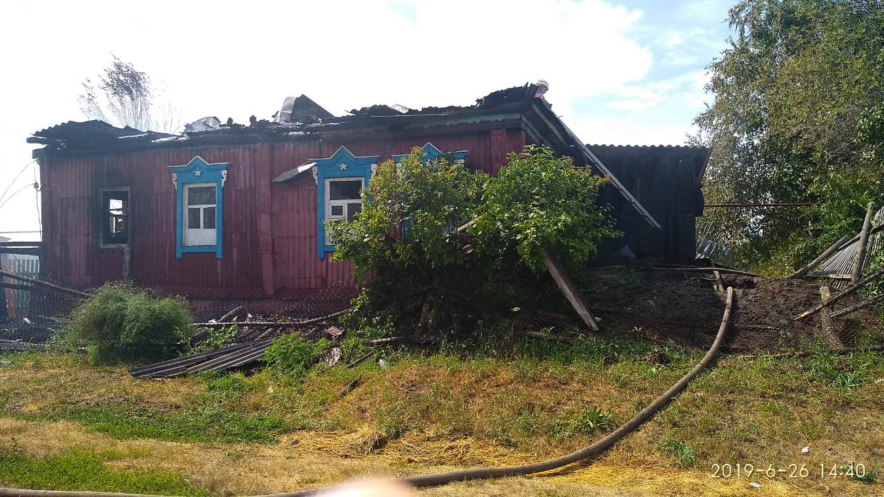 Пожилая женщина сгорела заживо в собственном доме