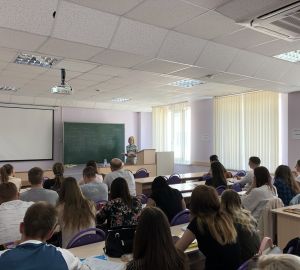 Финдиректор группы компаний «Дионис» Анна Барабанова прочитала лекцию для студентов ПГУ