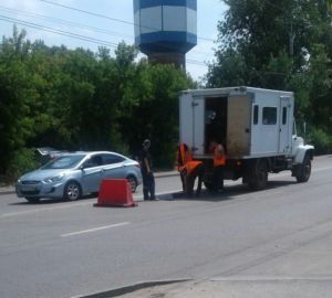 Провалившийся асфальт на Тухачевского восстановили