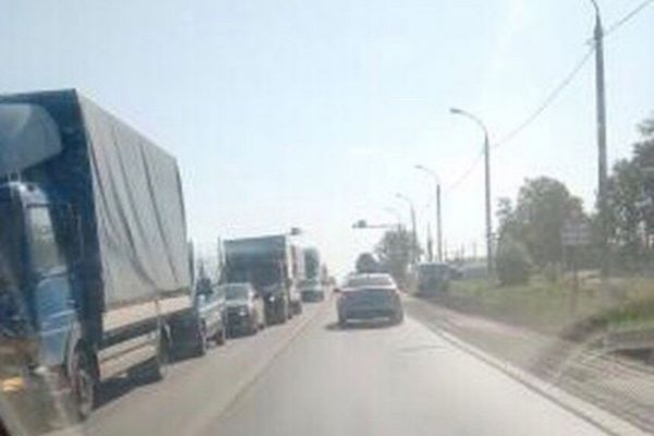 На трассе Пенза-Кузнецк образовался крупный затор