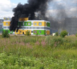 В Спутнике выгорел новый детский сад