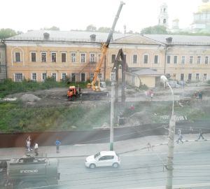 Пензенцы переживают из-за демонтажа башни и пушки на Оборонительном валу