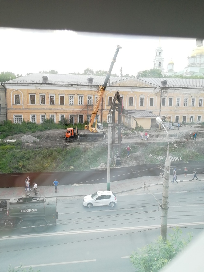 Пензенцы переживают из-за демонтажа башни и пушки на Оборонительном валу