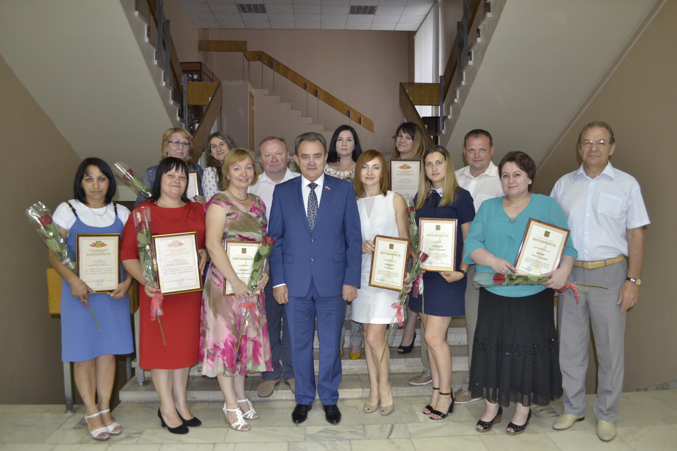 Сотрудников ГК «Дионис» наградили в администрации города Пензы