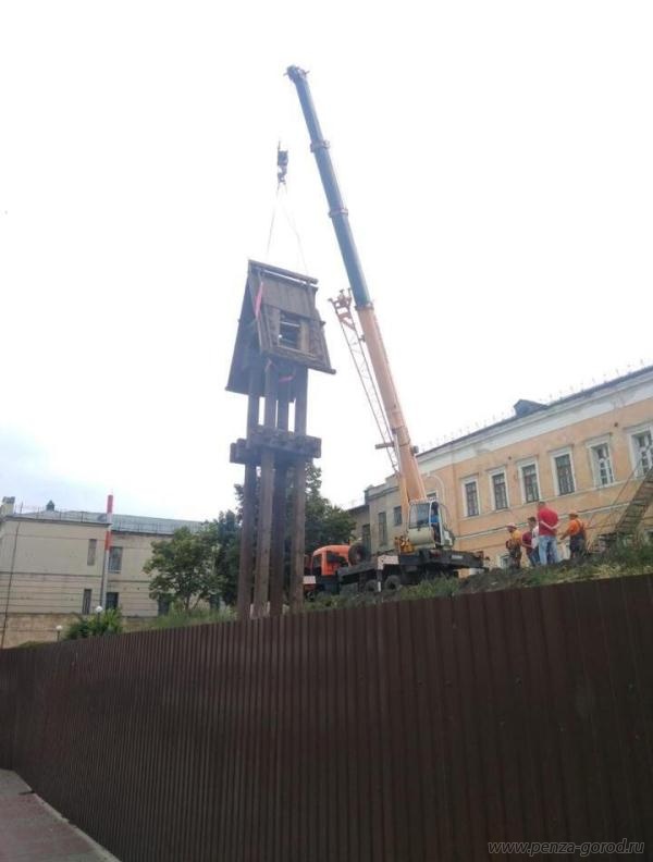 Мортиру и звонницу вернут на место после реставрации