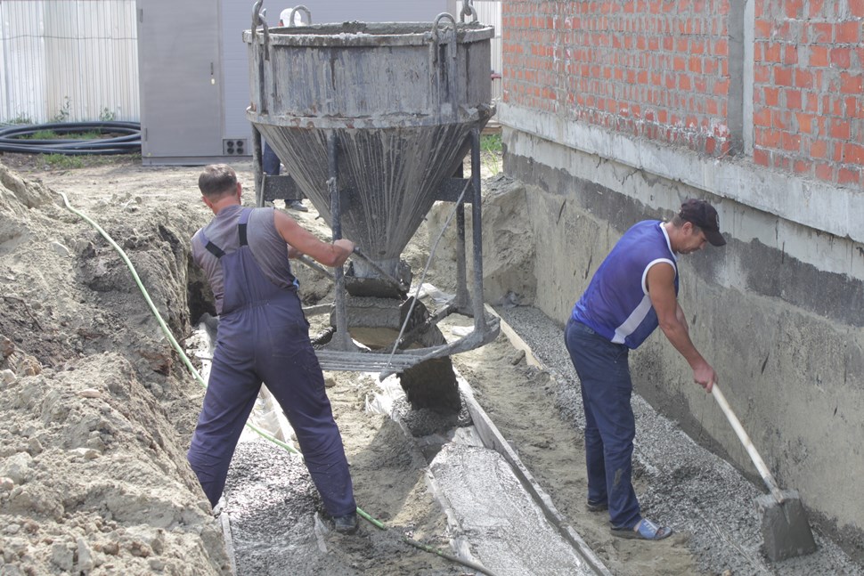 Строительство новой детской поликлиники в Нижнем Ломове продолжается