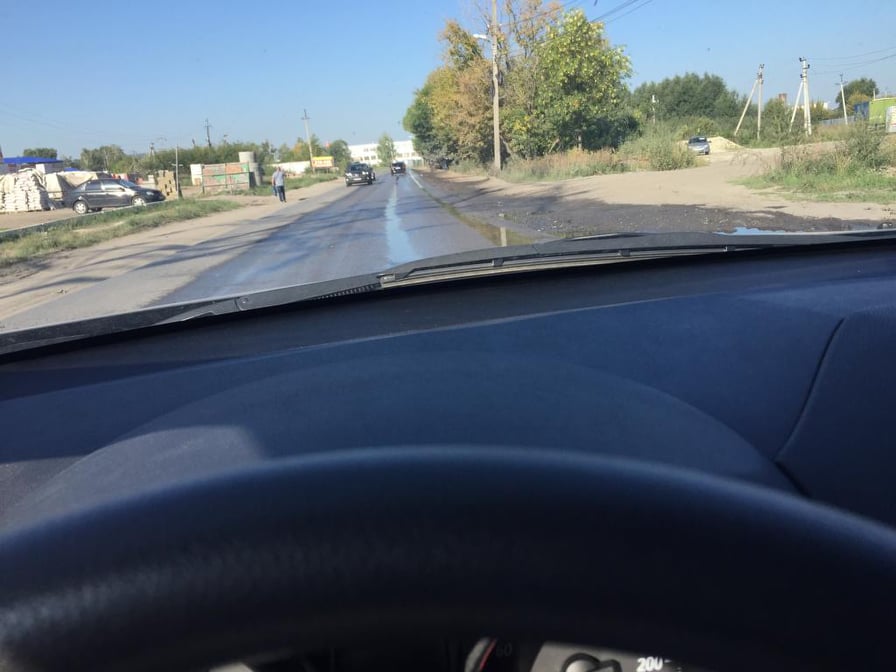 В Пензе «потоп» на улице Рябова продолжается полгода