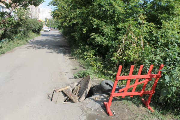 Жители Терновки пожаловались в ОНФ на открытый люк