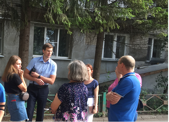 Жителям домов на Пушанина помогут решить проблемы с благоустройством