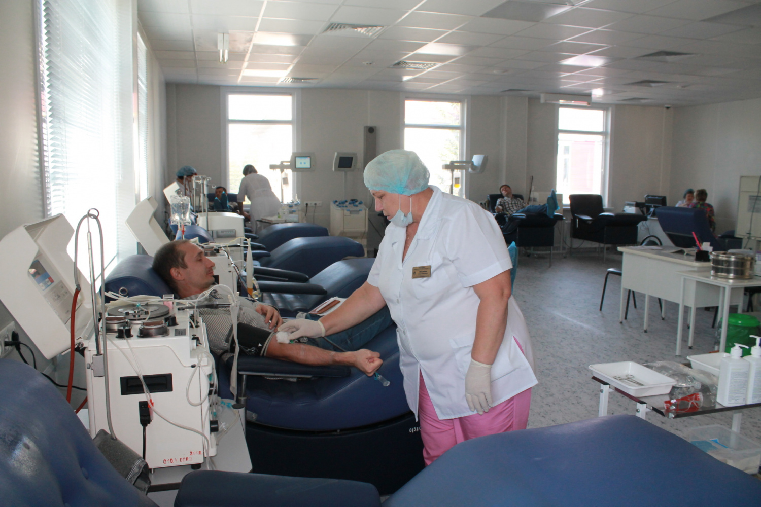 Донорам создали комфортные условия в новом модуле «Служба крови»