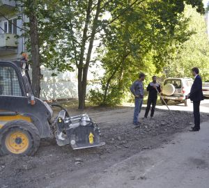 В Пензе на Пушанина отремонтировали дорогу между жилыми домами