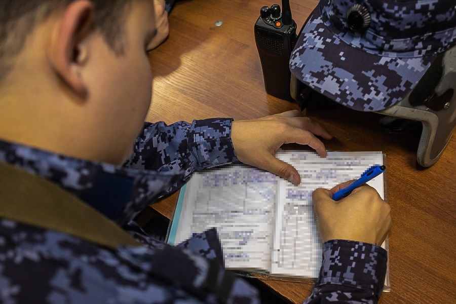 Пензенские Росгвардейцы раскрыли преступление, совершая ночной обход