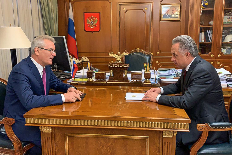 О чем говорили губернатор Иван Белозерцев и зампред правительства РФ Виталий Мутко